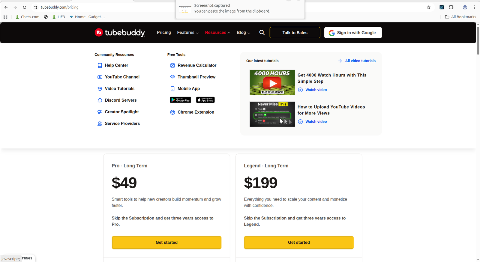 TubeBuddy screen showing extension-required friction