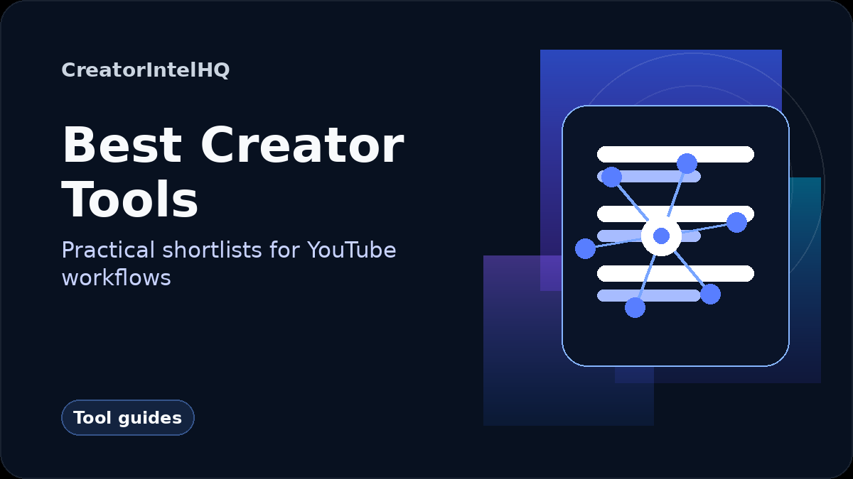 CreatorIntelHQ best tools hub card